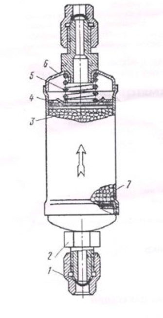 Схема Фильтра-осушителя ФО-60