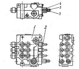 Схема Гидрораспределителя РХ-80-1ВАА-1-1-1