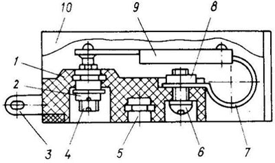 Рис. 1. Устройство реле РБ-3