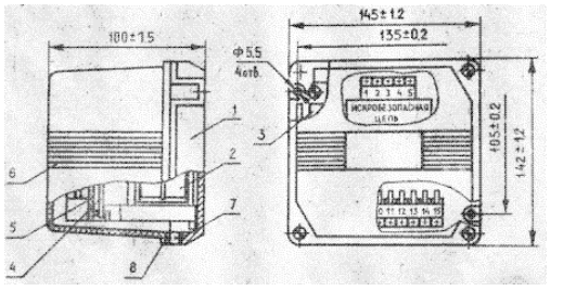 Схема конструкции Блока БКС-3,2И