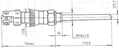 Рис.1. Габаритный чертеж приемника П-1