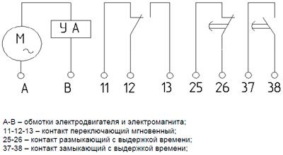 Рис.1. Схема электрическая принципиальная реле ВС-33