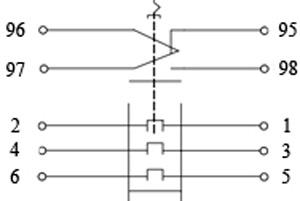 Рис.1. Электрическая схема реле теплового РТЛ-1014