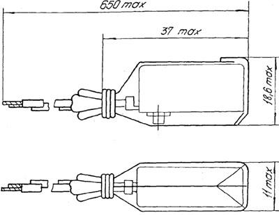 Рис.2.Термореле РБ-5-2 в чехлах (исполнения А, Б)