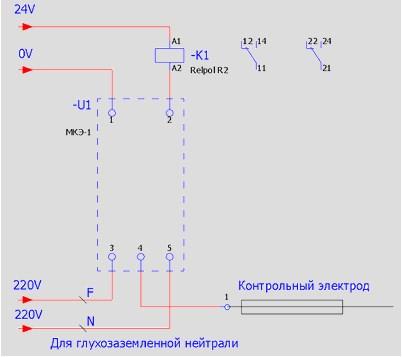 Схема подключения модуля МКЭ-2 - фото