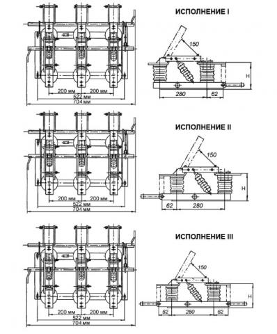 РВЗ-10 разъединители - схема