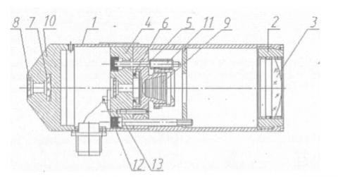 Телескоп радиационных пирометров "Тера-50 РК-15" - фото схемы