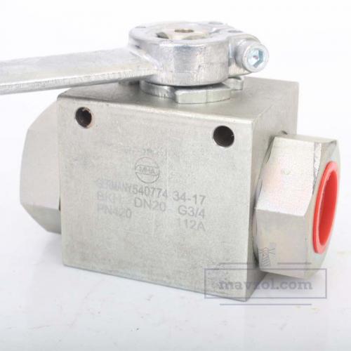 Блочный шаровый кран DN20 G3/4 PN420 -  фото